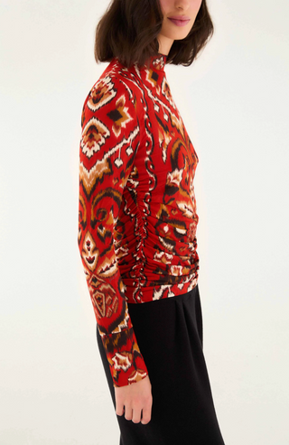 Ainika Pineapple Ikat Blouse