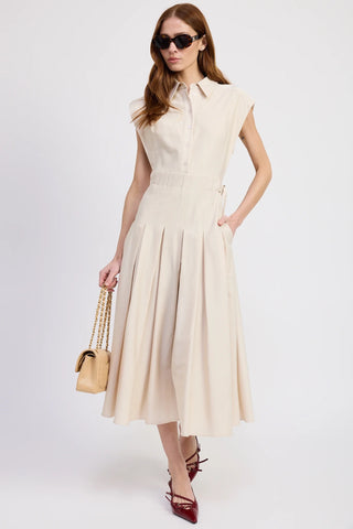 Quince Midi Shirt Dress