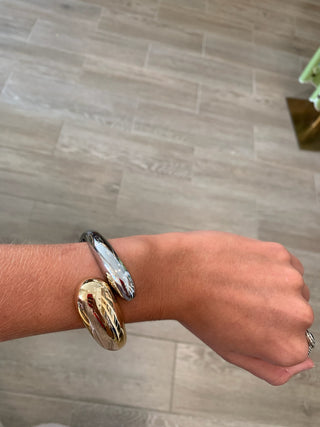 The Lulu Bangle - Gold/Silver