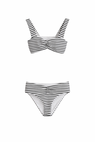 Bardot Bikini Bottom - Sail Along Stripe