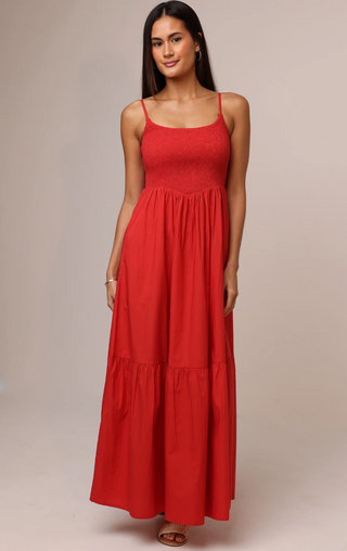 Sabrina Maxi Dress - Cherry