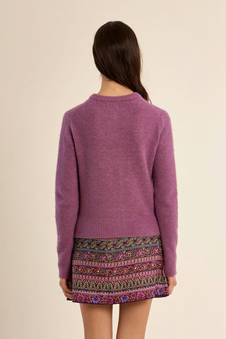 The Maggie Cardigan - Mauve