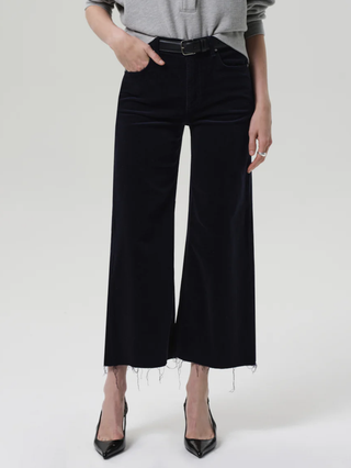 Lyra Wide Leg Crop in Corduroy