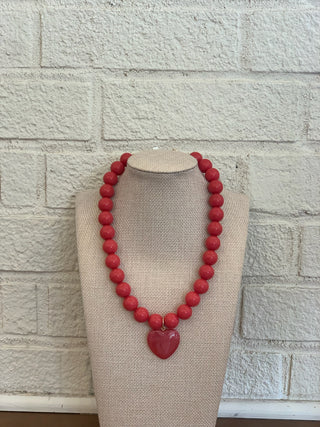 The Amore Necklace - Red