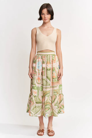 Sariyah Midi Skirt - Multi