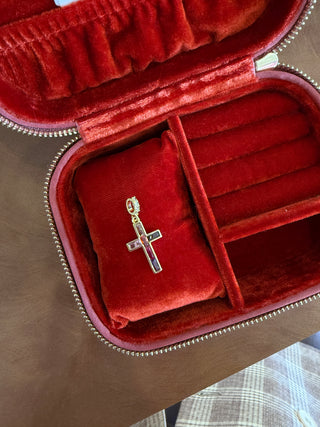 Baguette Cross Charm