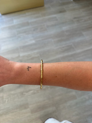 The Bamboo Bracelet - Gold