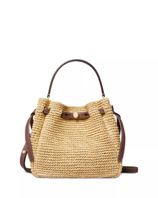 Romy Straw Bucket Bag - Natural