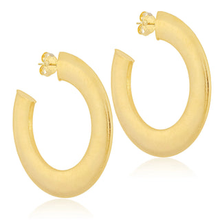 Burnished Irene Hoops