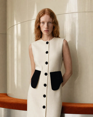 Laetitia Dress - Ecru
