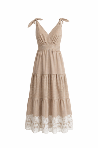 Juliette Maxi Dress - White Mustard