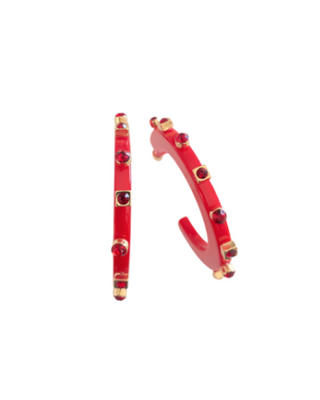 City Girl Jewel Hoop - Large
