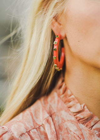 City Girl Jewel Hoop - Large
