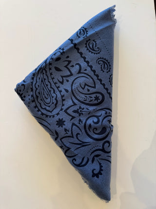 The Mason Bandana Scarf - Blue