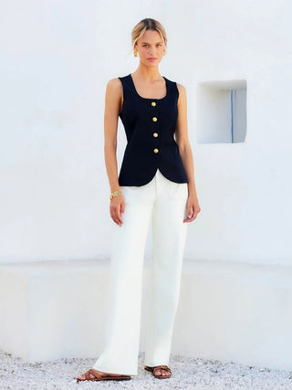 June Button Up Vest