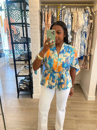 Jane Tie Sleeve Top