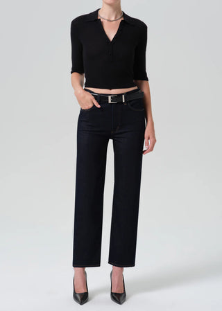 Palma Straight In Inky Rinse (Clean Hem)