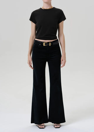 Kimberly 70'S Flare In Velvet Moss