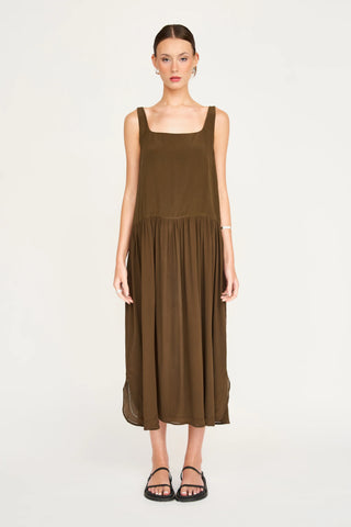 Sheridan Silk Dress - Chocolate