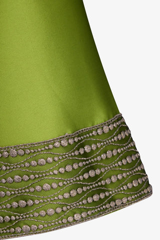Ruby Smart Satin Jacket - Light Green