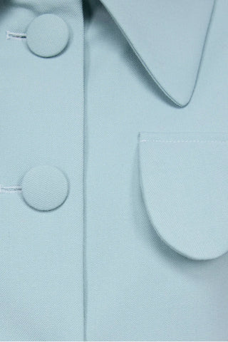 Tamara Suit Jacket - Celadon Blue