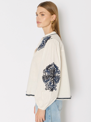 Chemise Embroidered Blouse