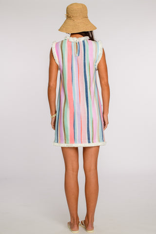 Ellie Dress - Sherbet Stripe