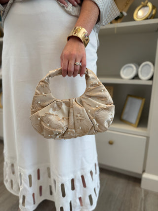 The Pearl Crescent Handbag