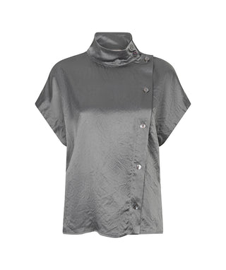The Nina Blouse - Light Grey