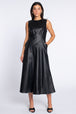 Black Metallic Denim
