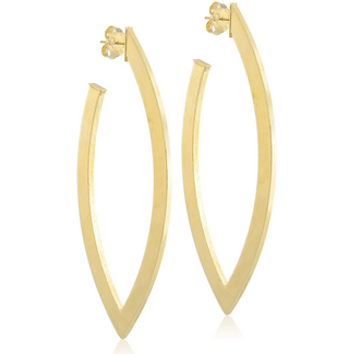 Wow Hoop - Brushed Gold