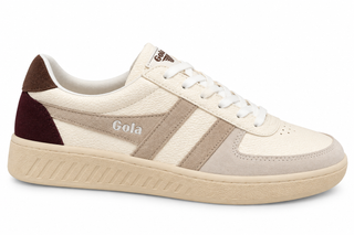 Women'S Grandslam Trident Sneakers - White/Wheat/Dark Brown