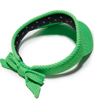 Shimmer Bow Tie Visor - Parakeet
