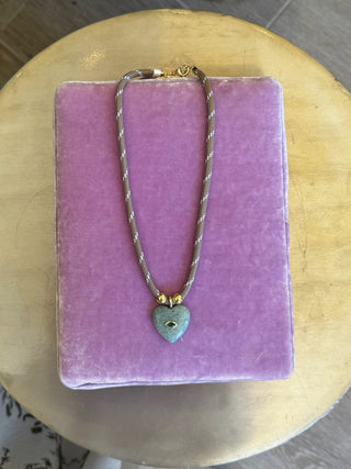 The Paracord Heart Pendant Necklace