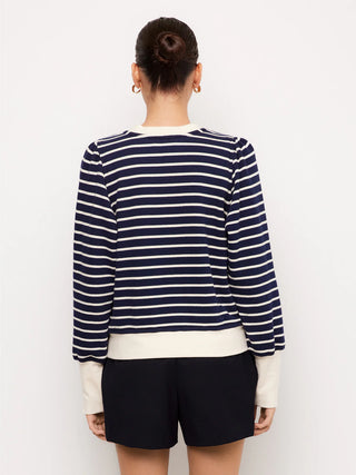Contrast Bishop Sleeve Top