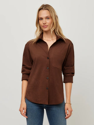 Leighton Ruched Sleeve Shirt