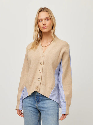 Celine Mixed Media Cardigan