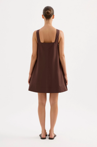 Alexis Mini Dress - Chocolate