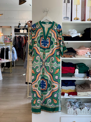 The Julia Trimmed Maxi Dress