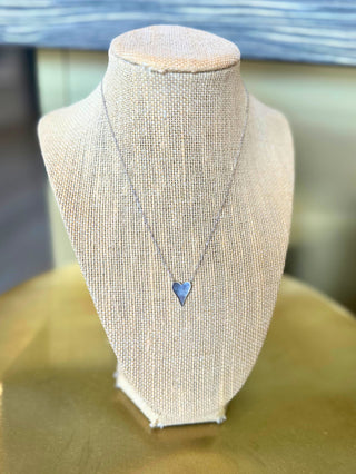 Solid Heart Necklace - Small