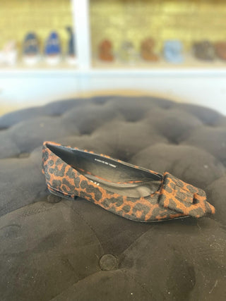 Leopard Ballerinas