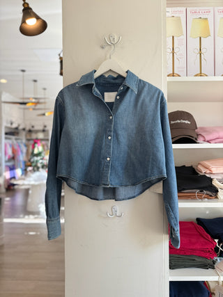 Ana Cropped Shirt - Somerset