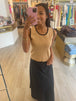 Taupe/ Black