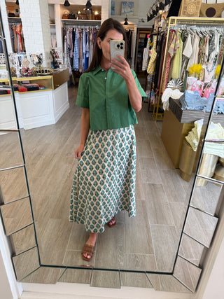 Pavilion Skirt - Salt Bush