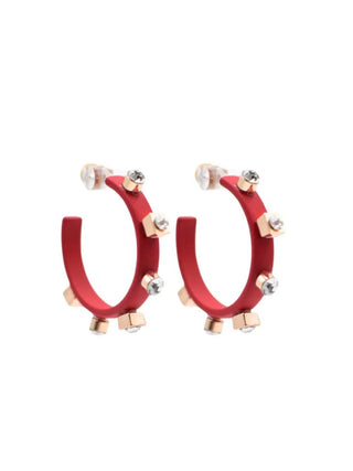 Matte Metal Hoops