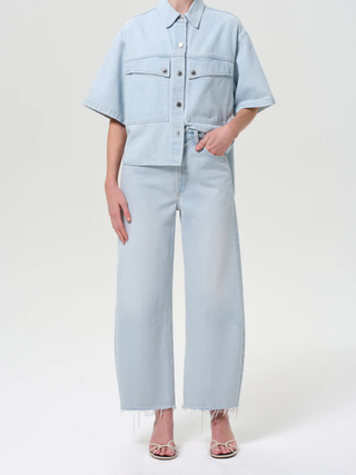 Low Curve Fray Jean