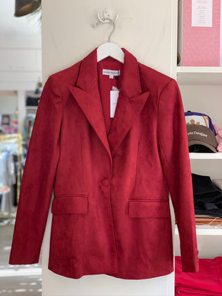 Veronica Suede Blazer