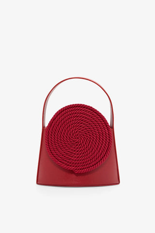 Gunther Croco-Embossed Leather Bag - Red