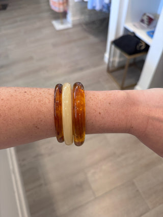 The Hunter Bangle Set of 3 - Ember