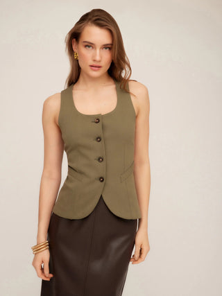 Joni Button Up Vest